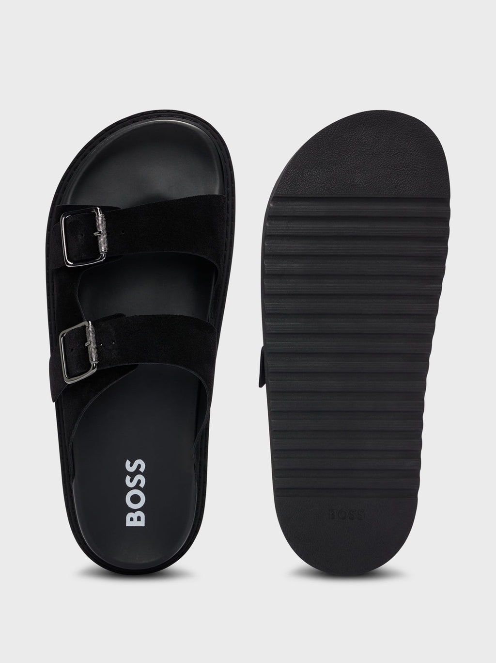 Mens Black Cliff Sandal