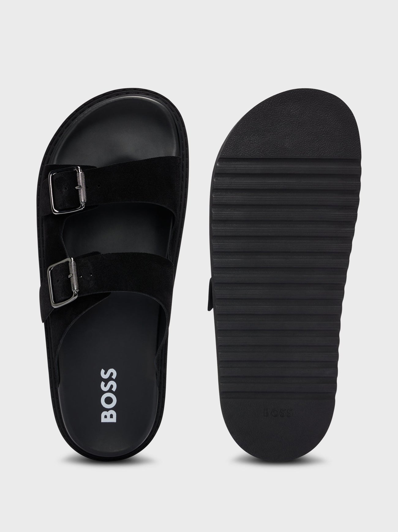 Mens Black Cliff Sandal
