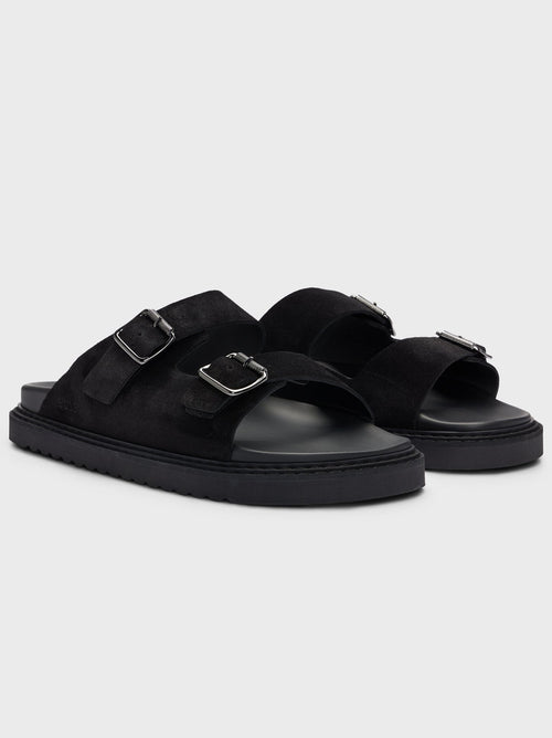 Mens Black Cliff Sandal