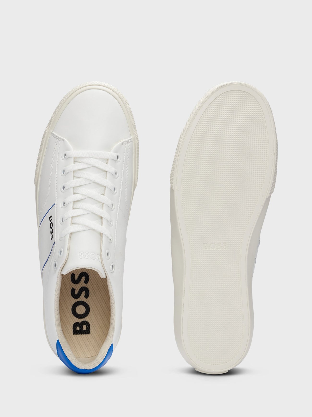 Mens Open White Aiden Tennis Trainer