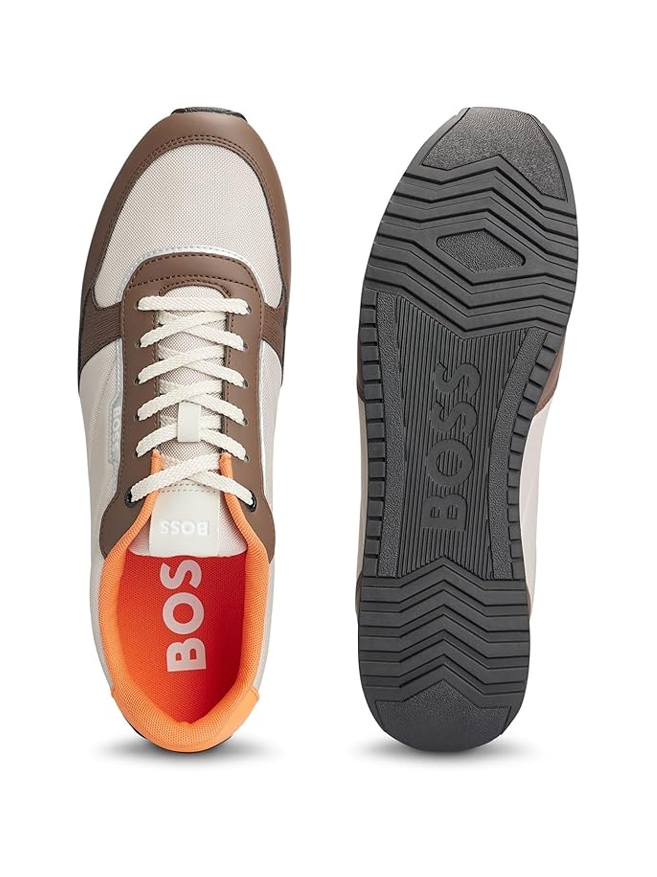 Mens Open Brown Kai Runner Trainer