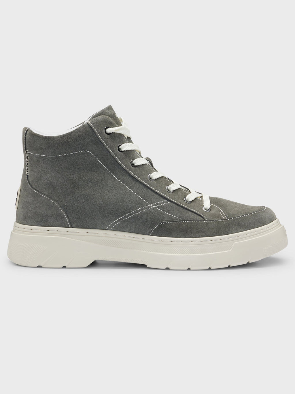Mens Dark Green Urian Hightop Trainer