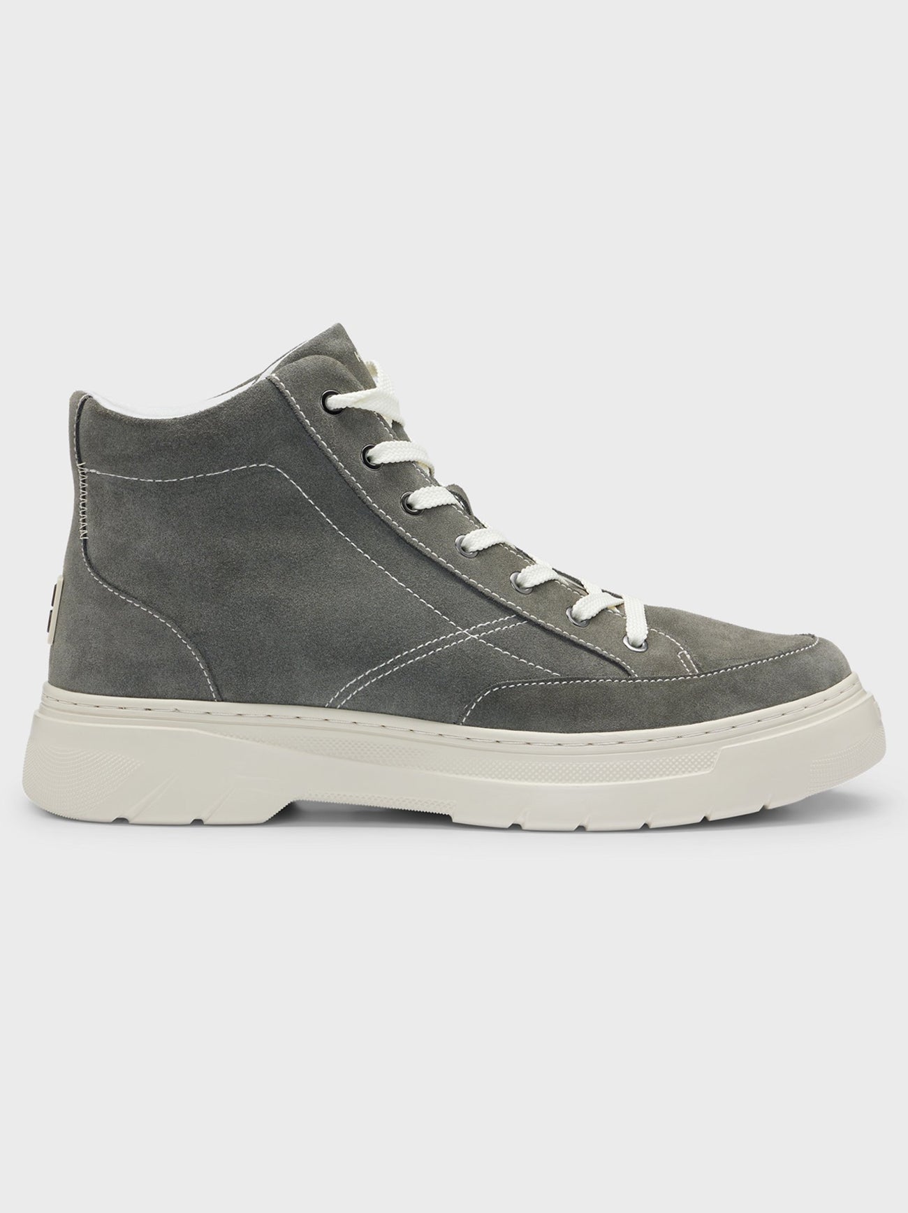 Mens Dark Green Urian Hightop Trainer