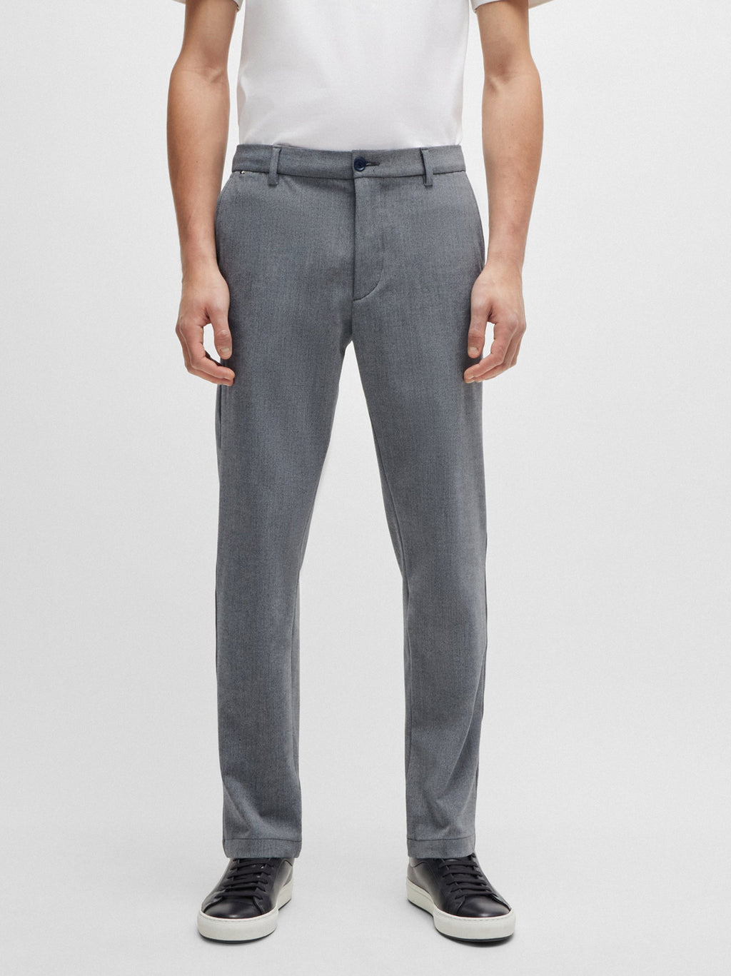 Mens Dark Blue H Kane Straight Pant