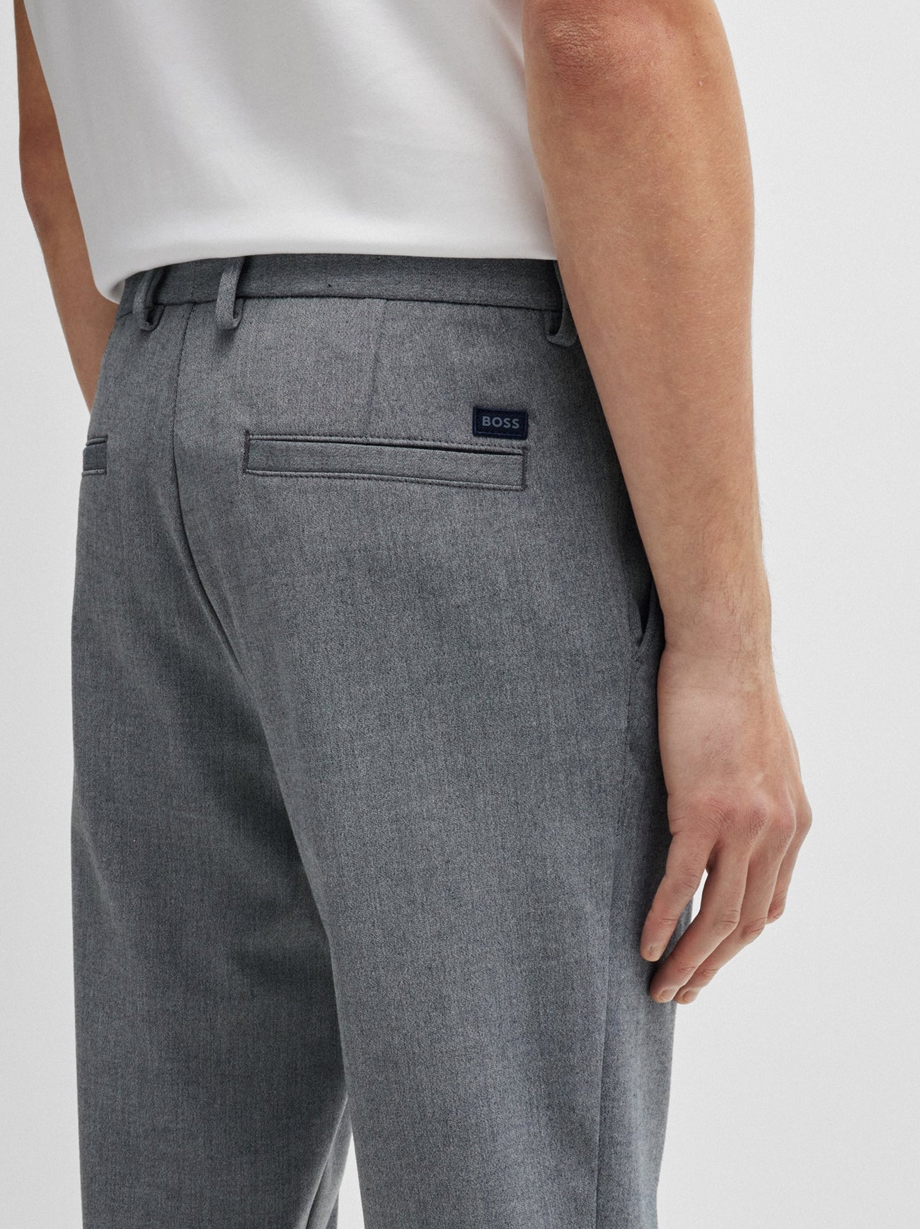 Mens Dark Blue H Kane Straight Pant
