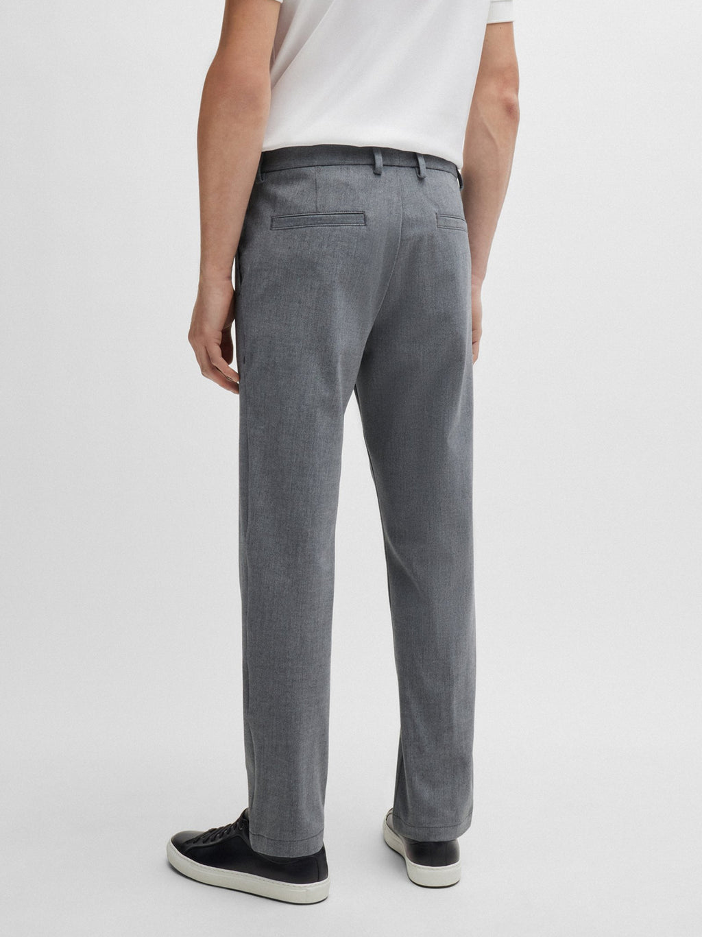 Mens Dark Blue H Kane Straight Pant