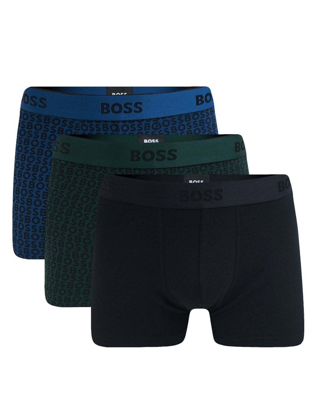 Mens Assorted 3-Pack 2D Logo Trunk