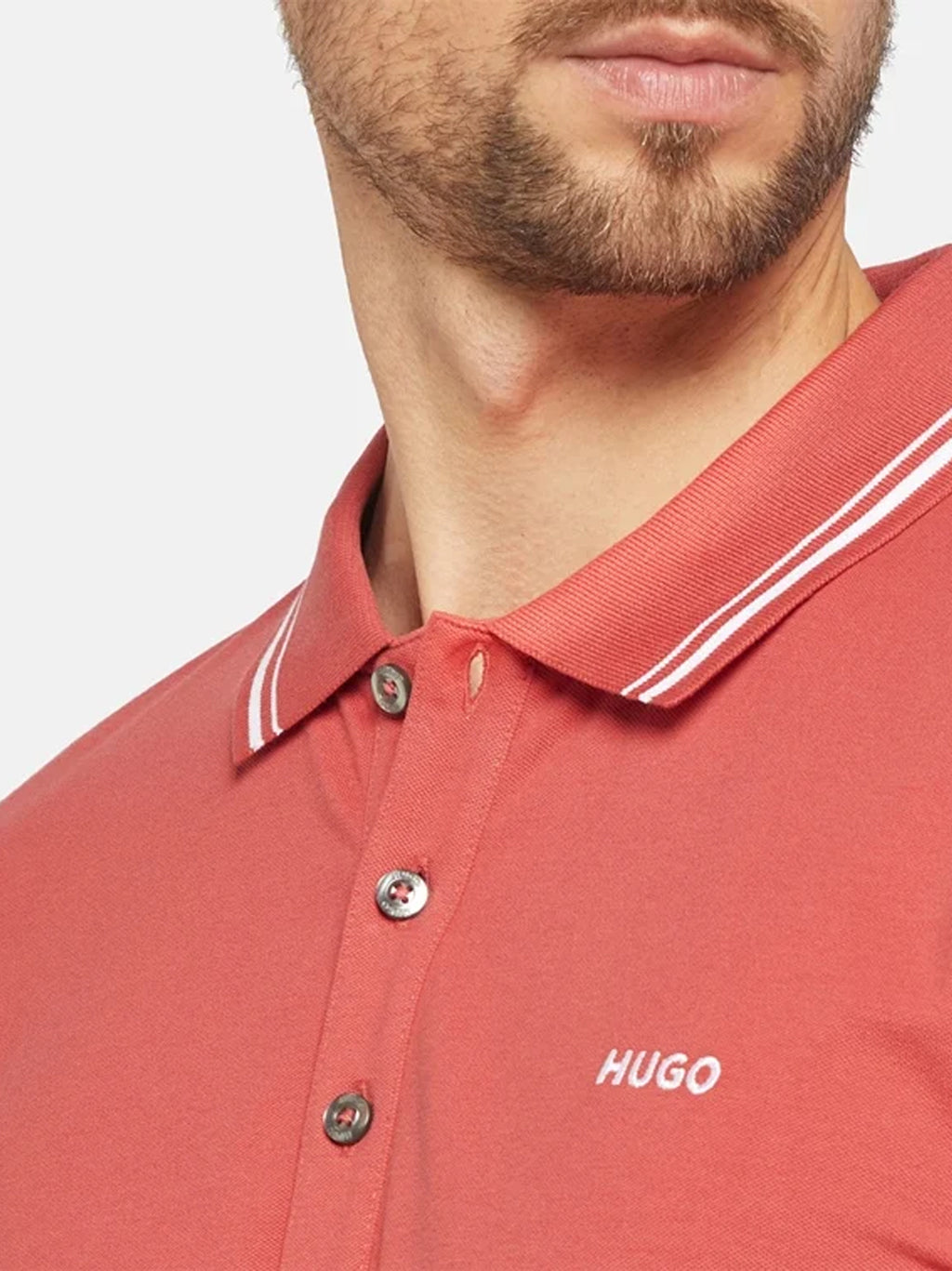 Mens Dark Red Dinoso Polo Shirt
