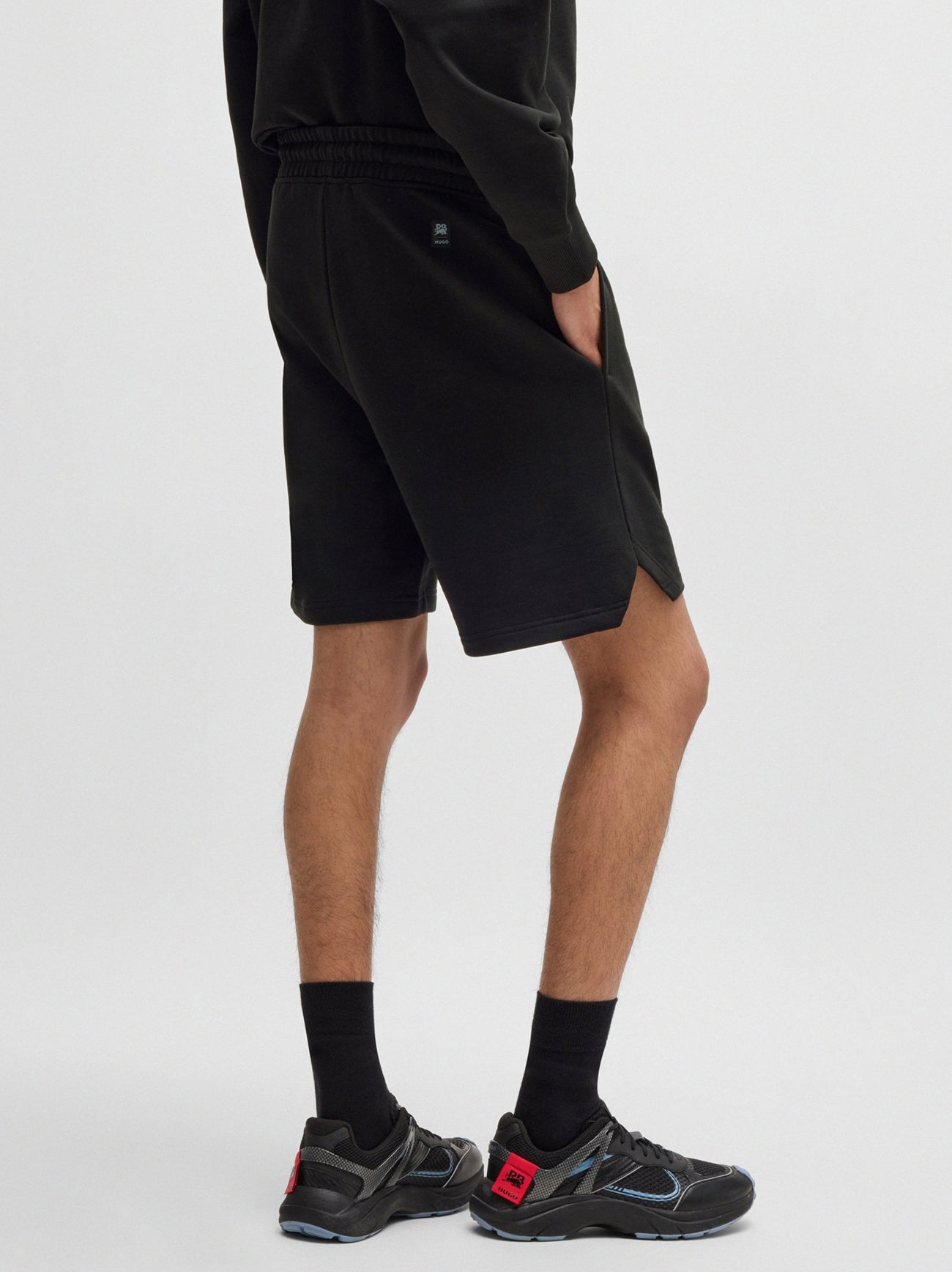 Mens Black Deswick Red Bull Sport Short