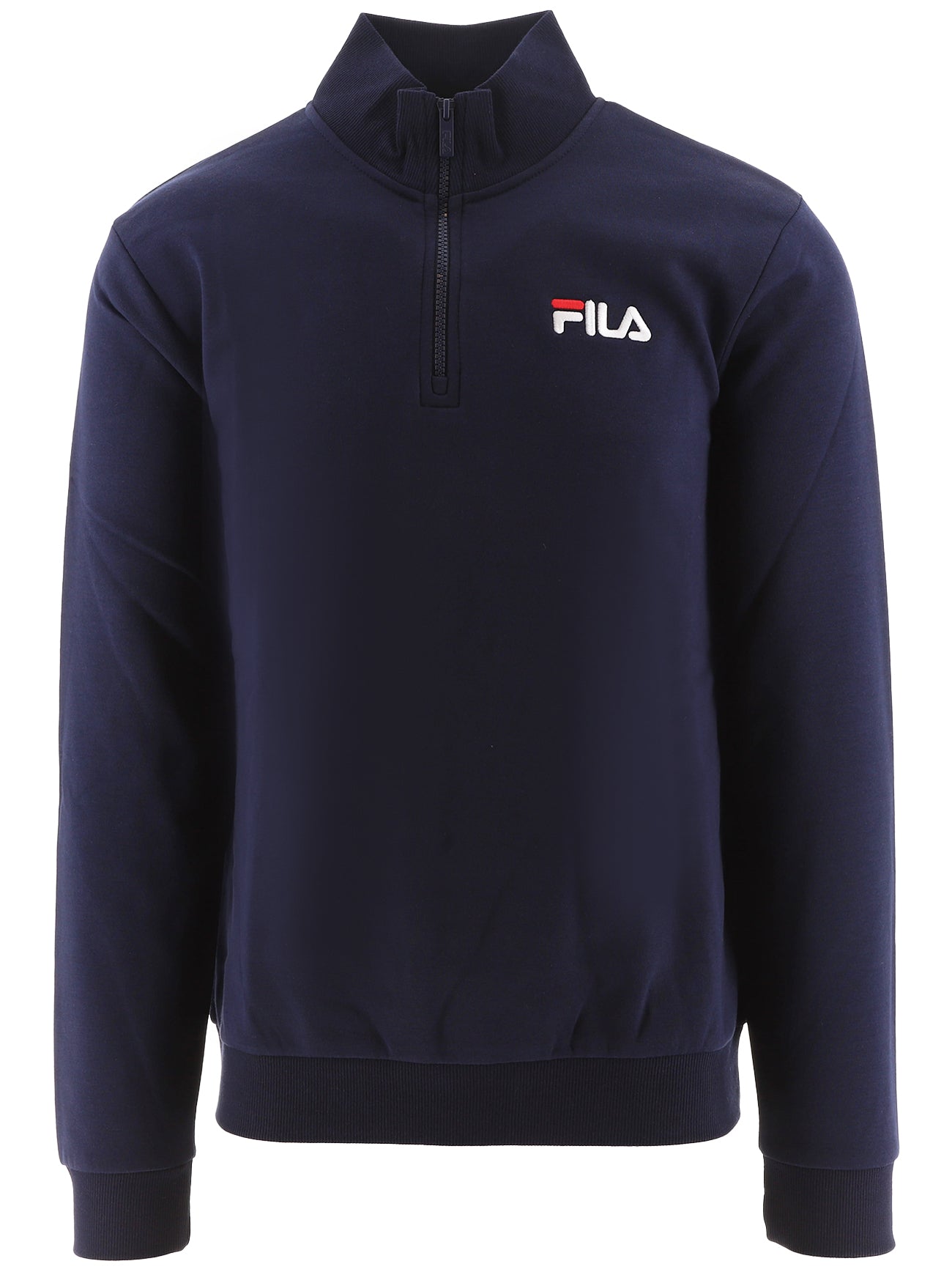Mens Navy Adam Quarter Zip Sweatshirt