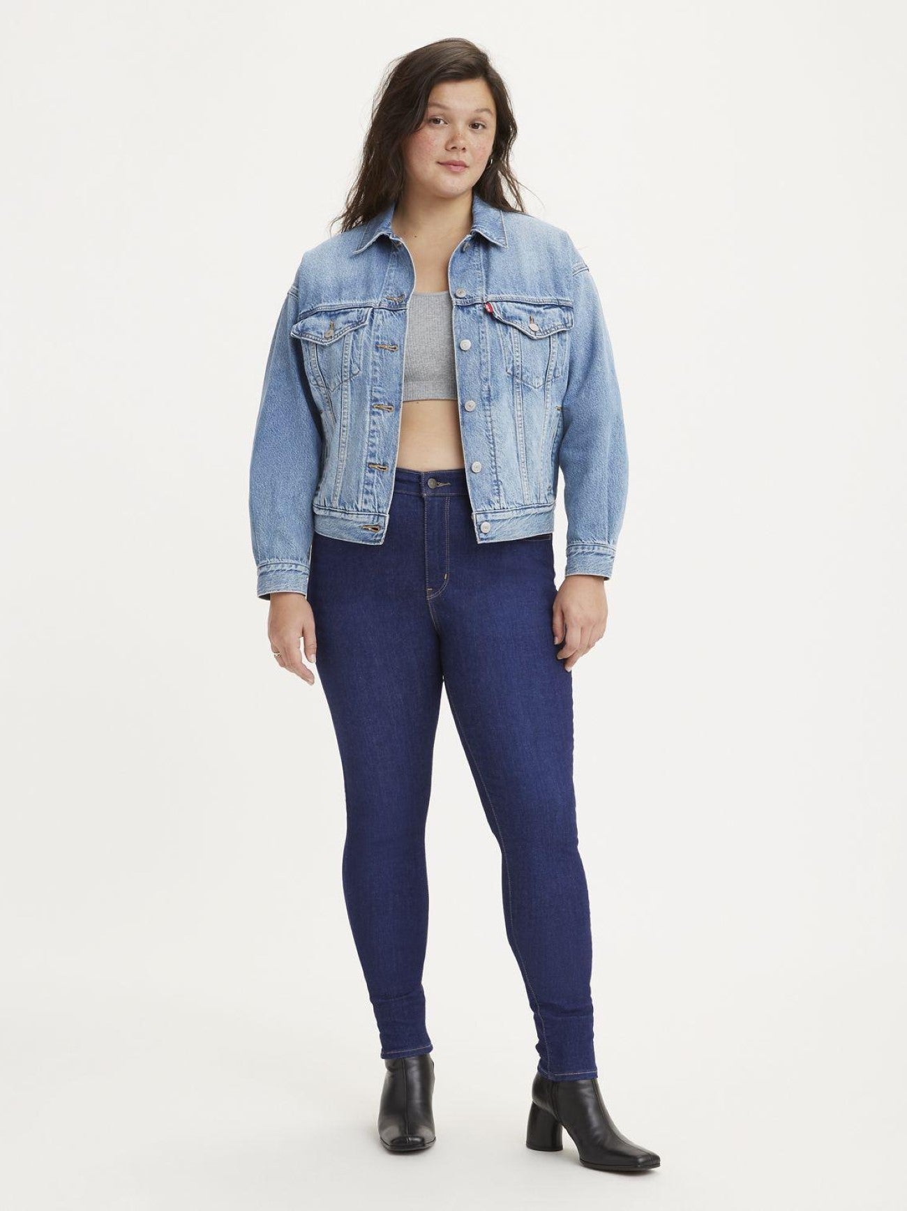 Womens Rinsed 720 Hirise Super Skinny Jean