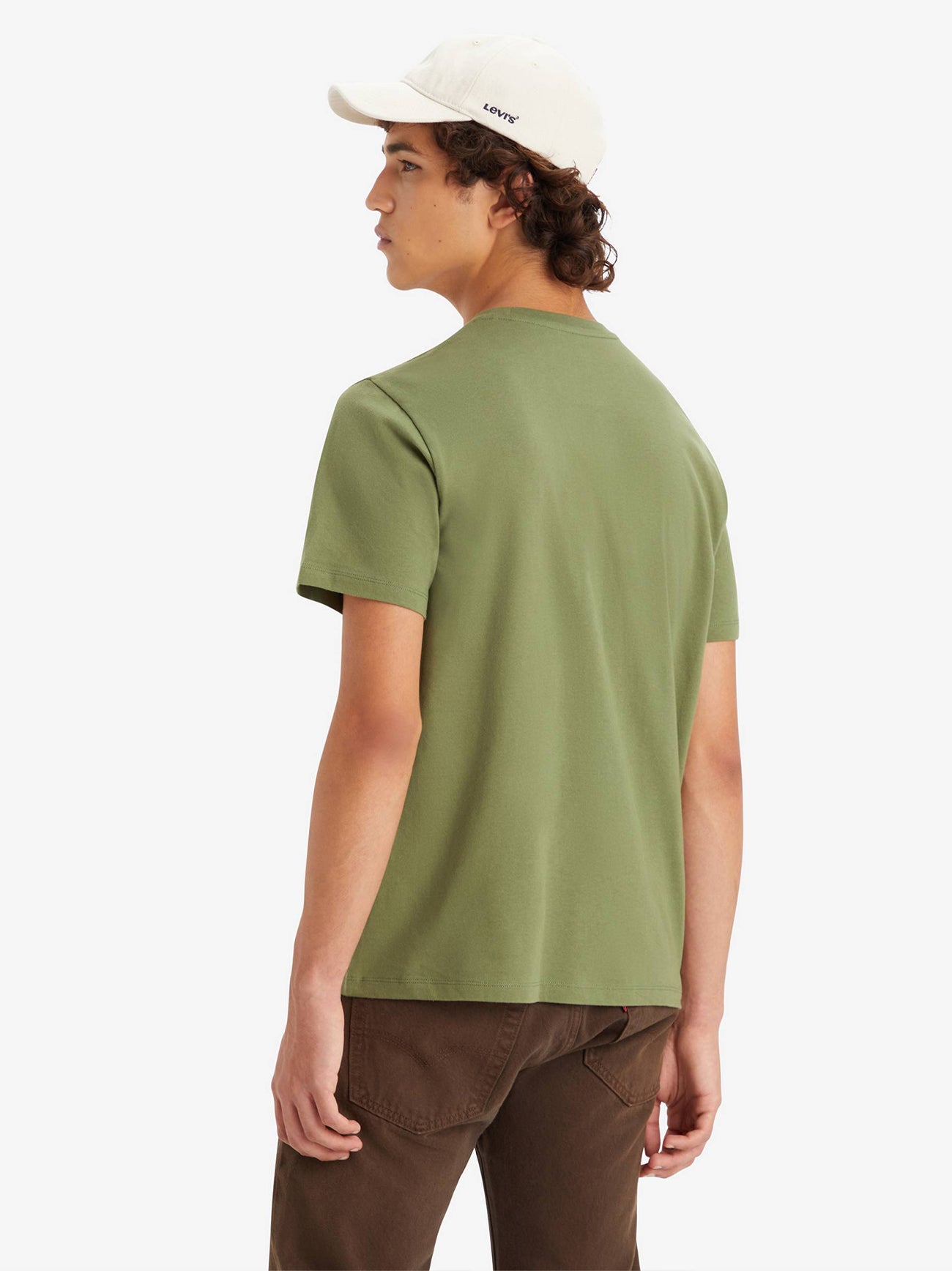 Mens Bluish Olive Short Sleeve Classic T-Shirt