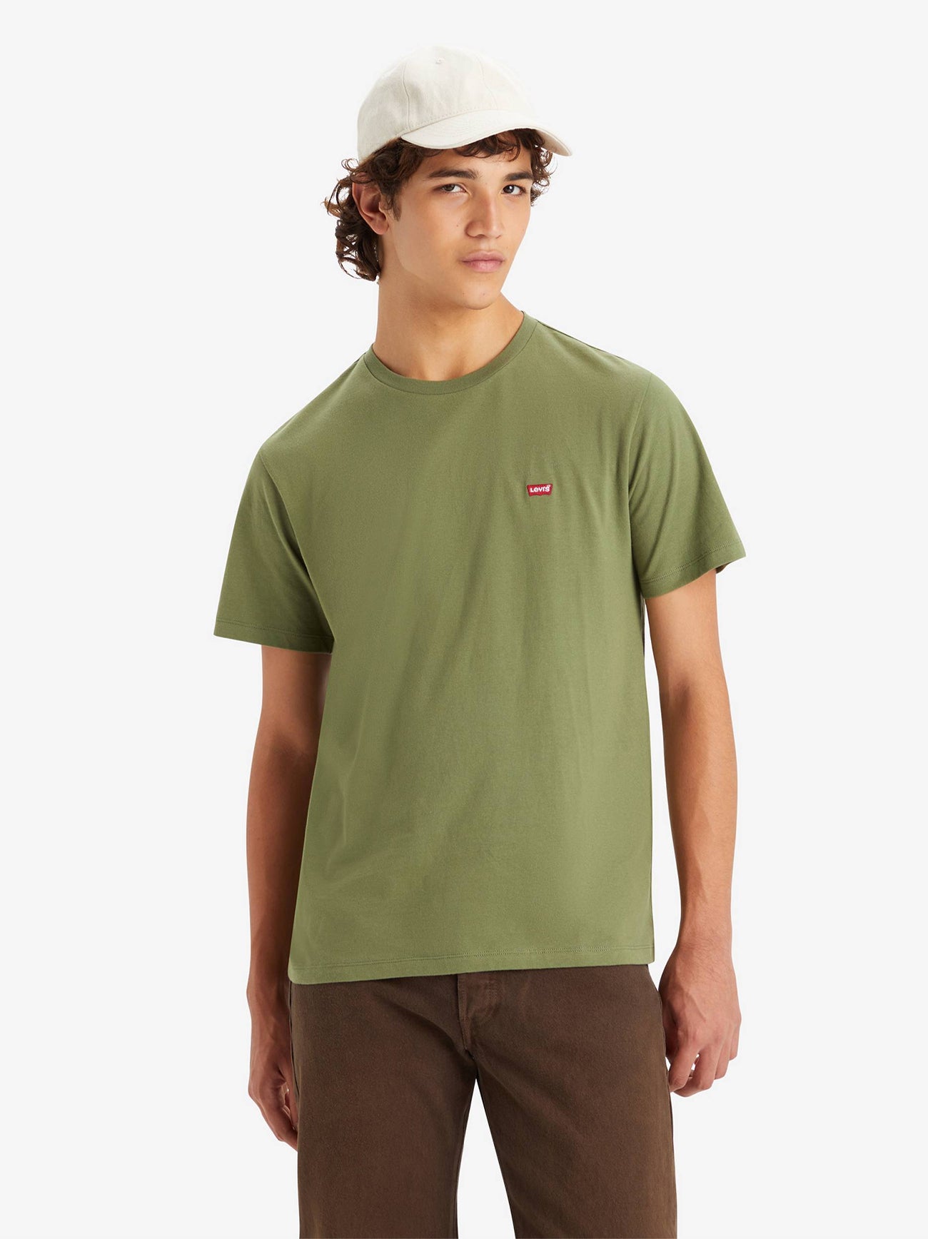 Mens Bluish Olive Short Sleeve Classic T-Shirt