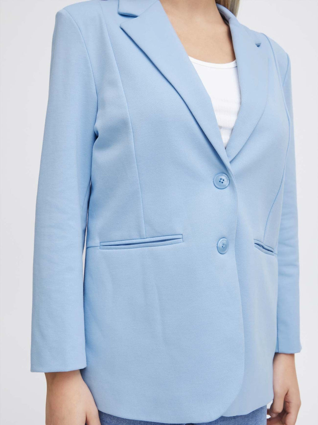 Womens Della Robbia Blue Kate Oversized Blazer