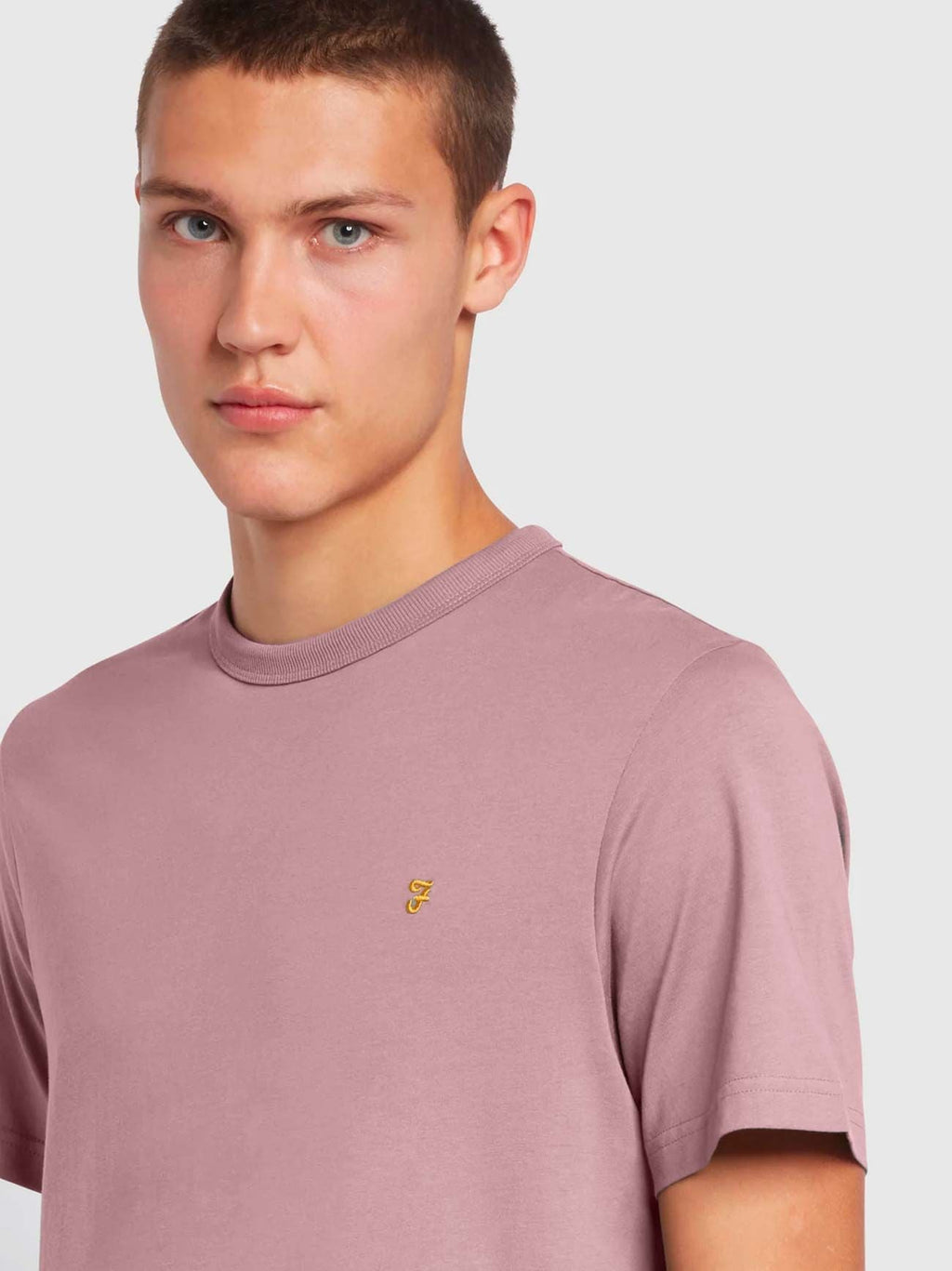 Mens Dark Pink Danny T-Shirt