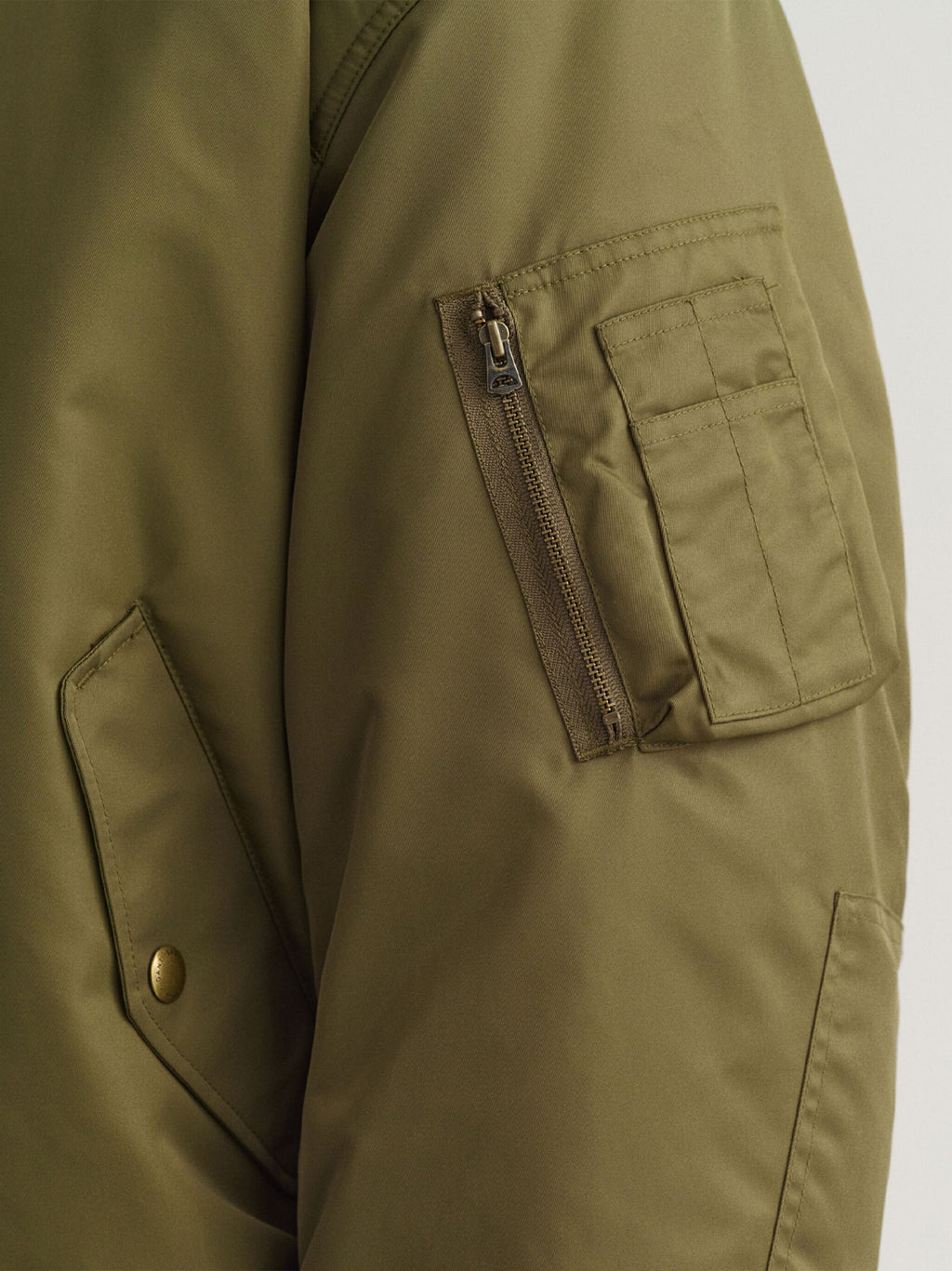 Mens Hunter Green Reversible Bomber Jacket