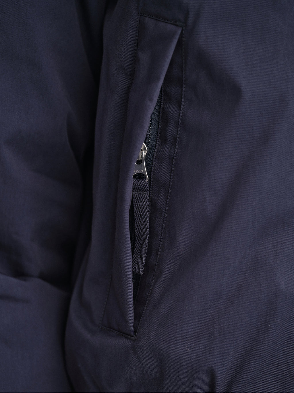 Mens Evening Blue Short Winter Parka