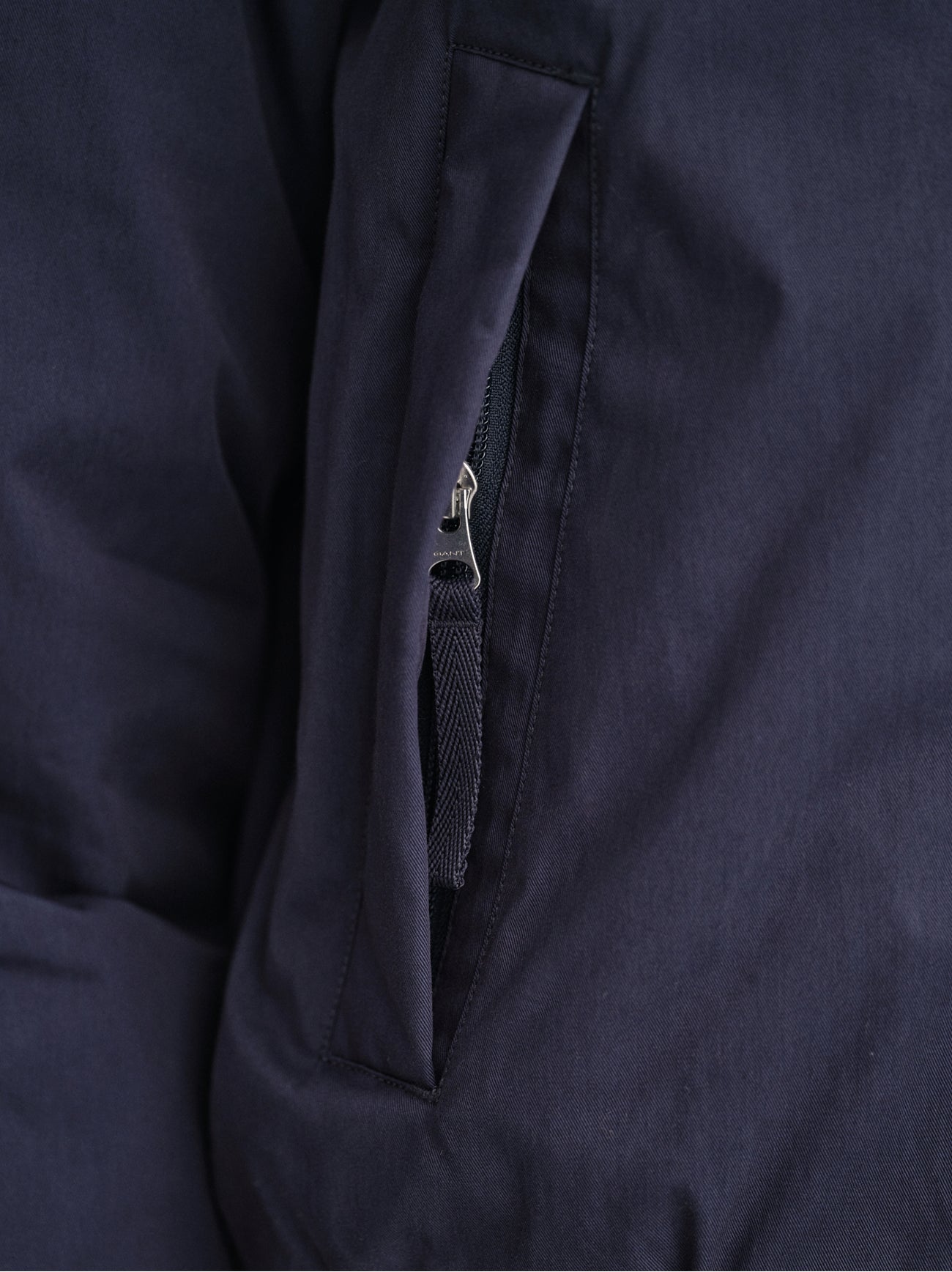 Mens Evening Blue Short Winter Parka