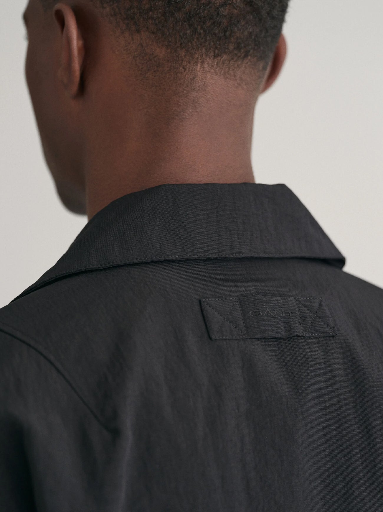 Mens Bony Black Nylon Jacket