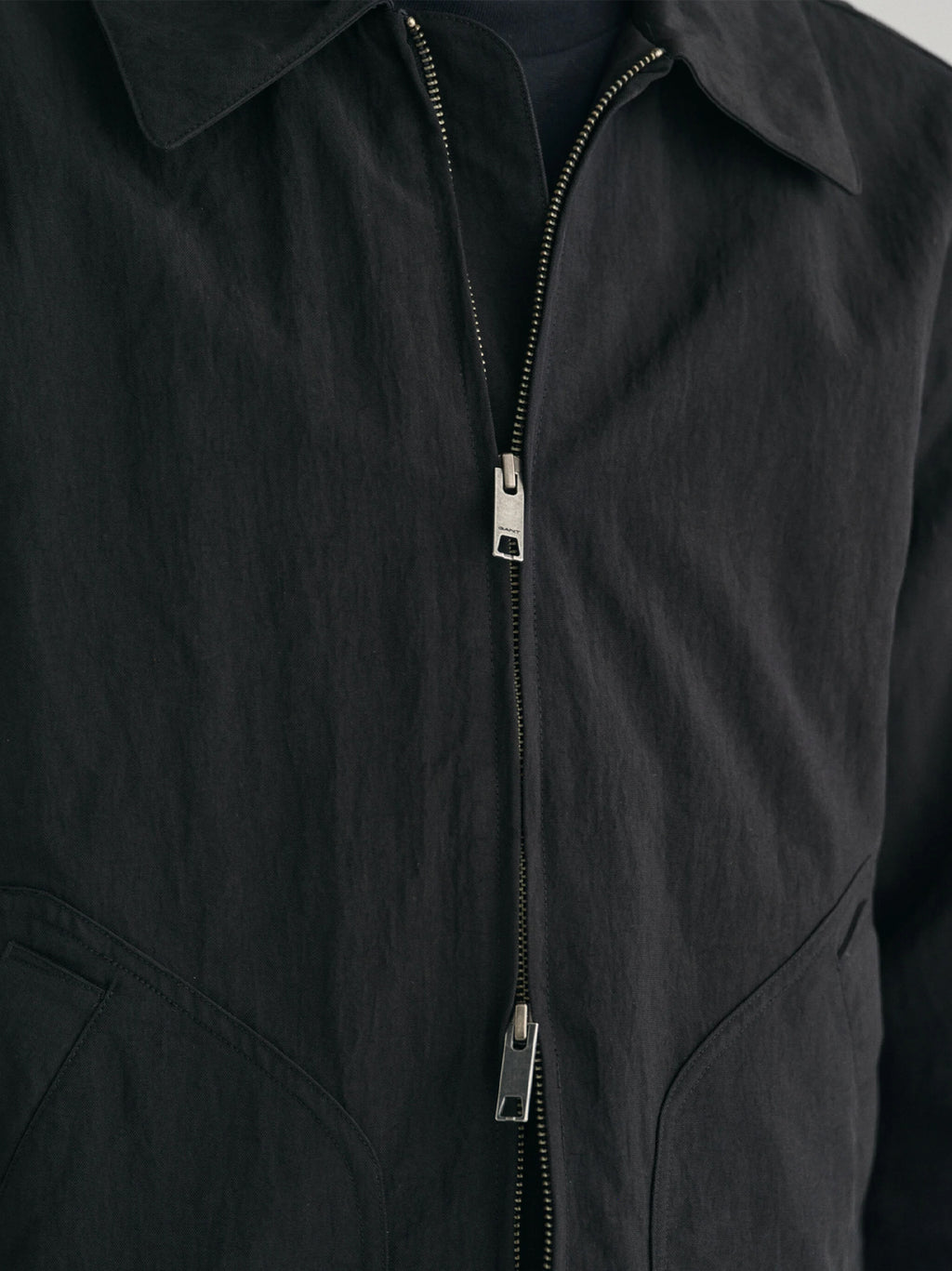 Mens Bony Black Nylon Jacket