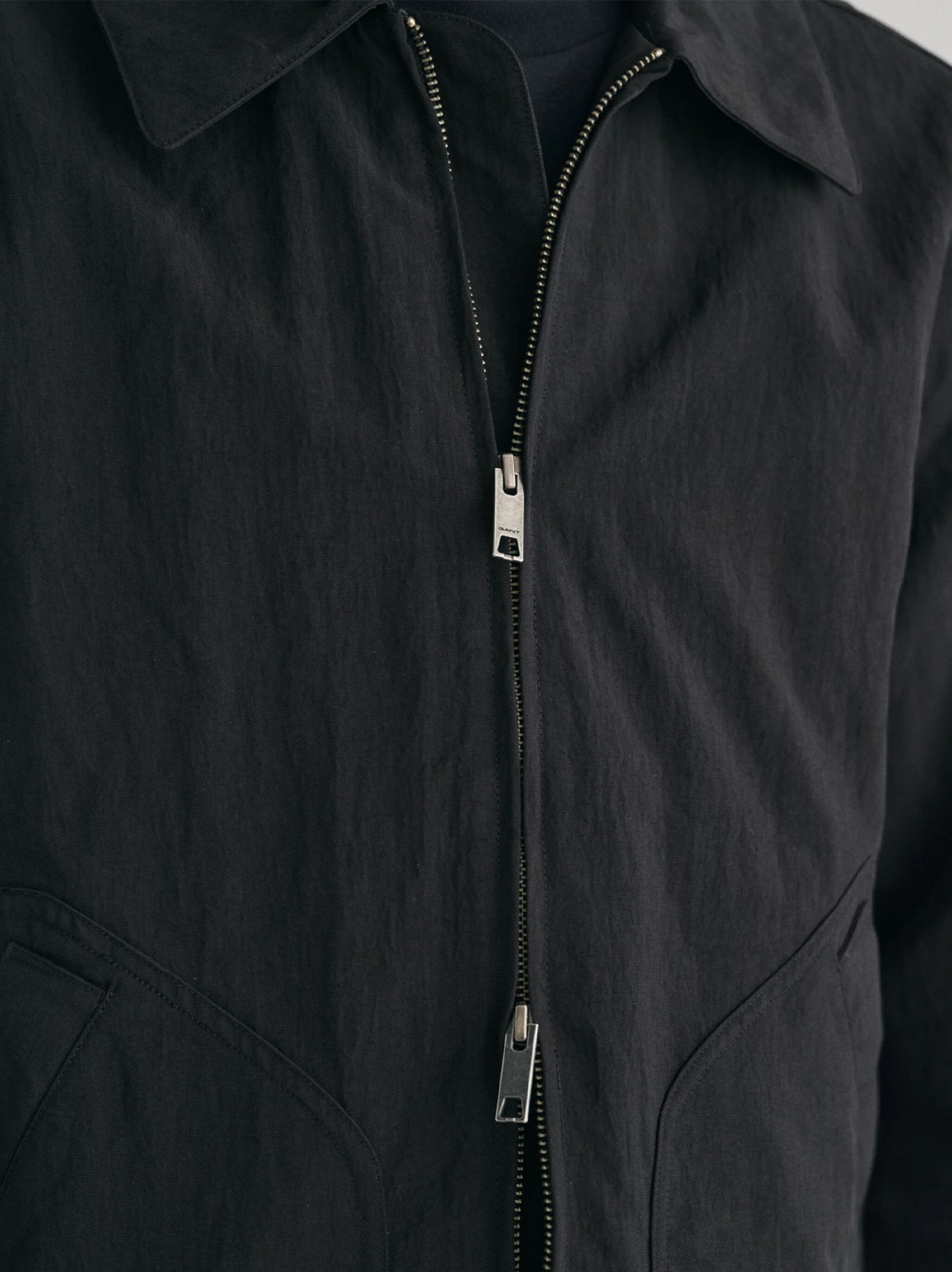 Mens Bony Black Nylon Jacket