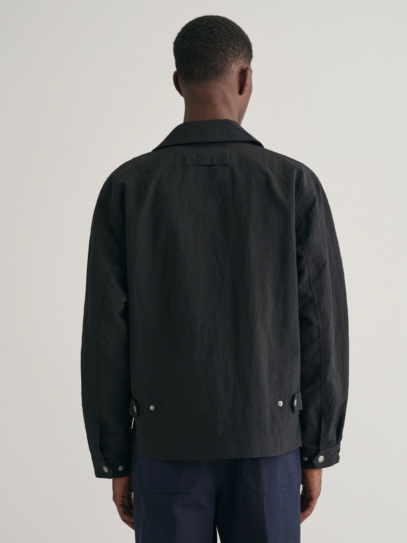 Mens Bony Black Nylon Jacket