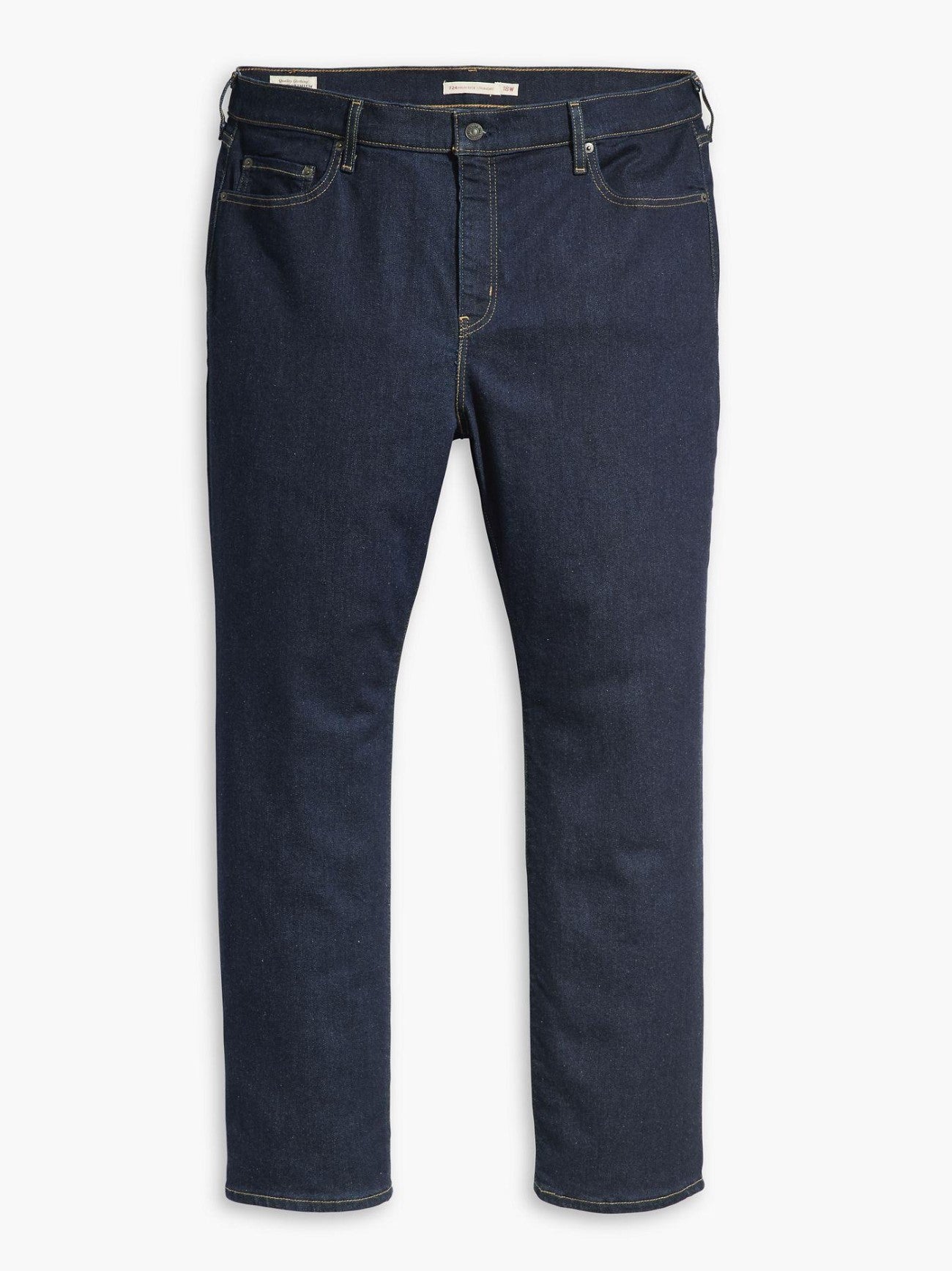 Womens Blue Wave Rinse 724 Straight Jean