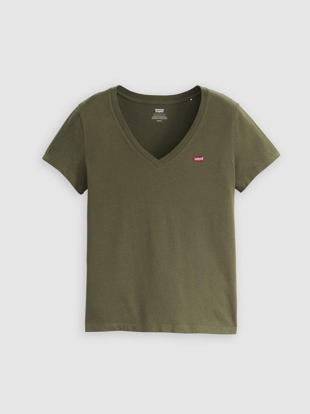 Womens Olive Night Perfect -Neck T-Shirt