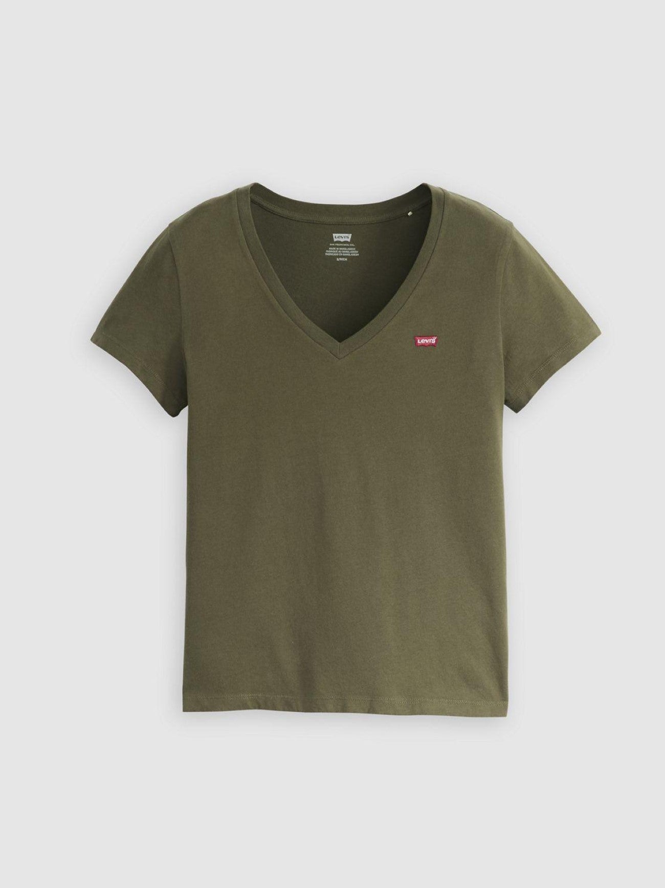 Womens Olive Night Perfect -Neck T-Shirt