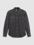 Mens Black Washed Barstow Western Standard Top