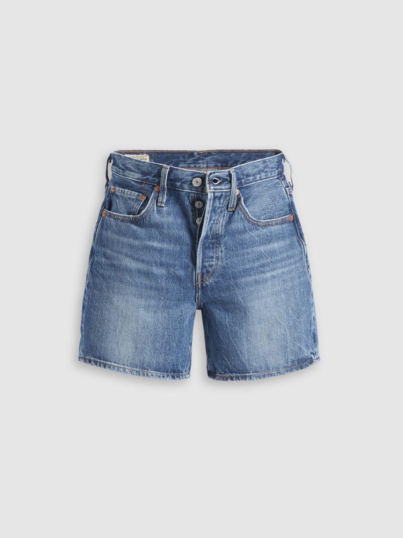 Womens Blue Beauty 501 Mid Thigh Short
