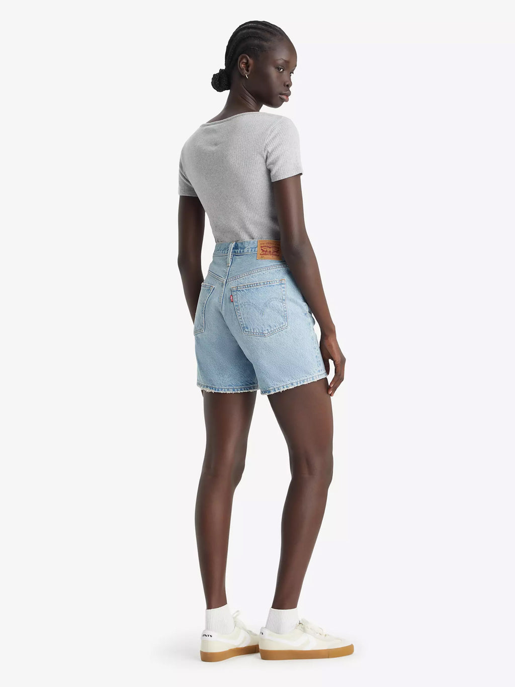 Womens Take Off 501 Mid Thigh Short