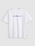 Mens Levis Script *White Plus* Vintage Fit Graphic Print T-Shirt
