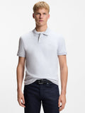 Mens Light Pastel Blue Passenger Short Sleeve Polo Shirt
