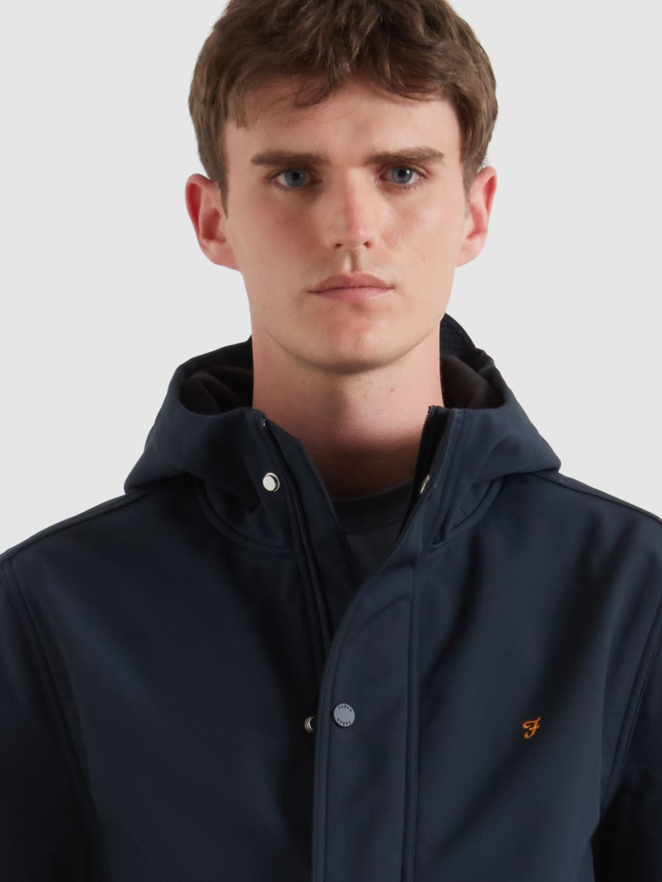 Mens True Navy Brydon Softshell Jacket