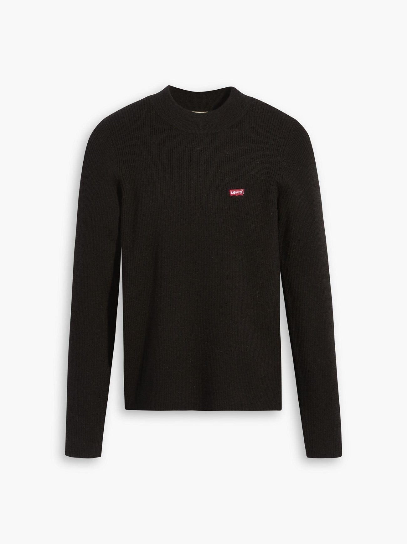 Womens Caviar Rib Crew Sweater