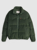Mens Python Green Super Puffer Jacket