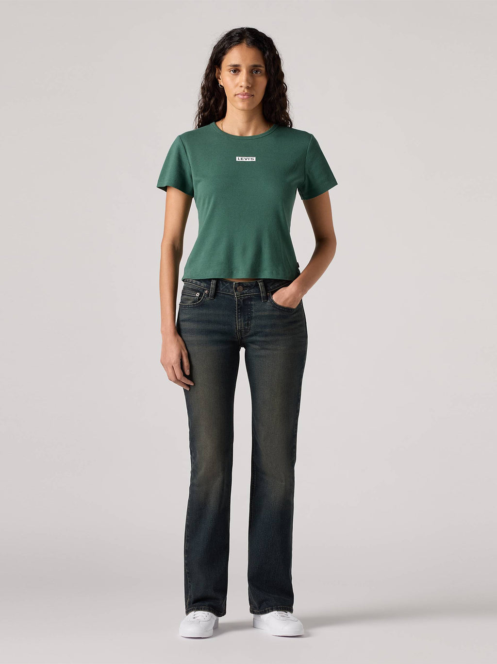 Womens Managed Mind Superlow Bootcut Jean
