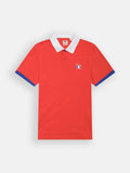 Mens Racing Red Slim Housemark Polo Polo Shirt
