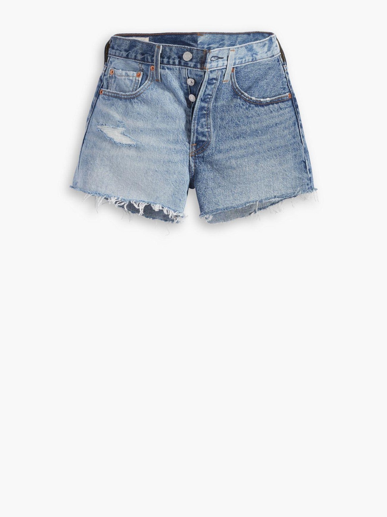 Womens Two Tone Indigo Shorts 501 Short