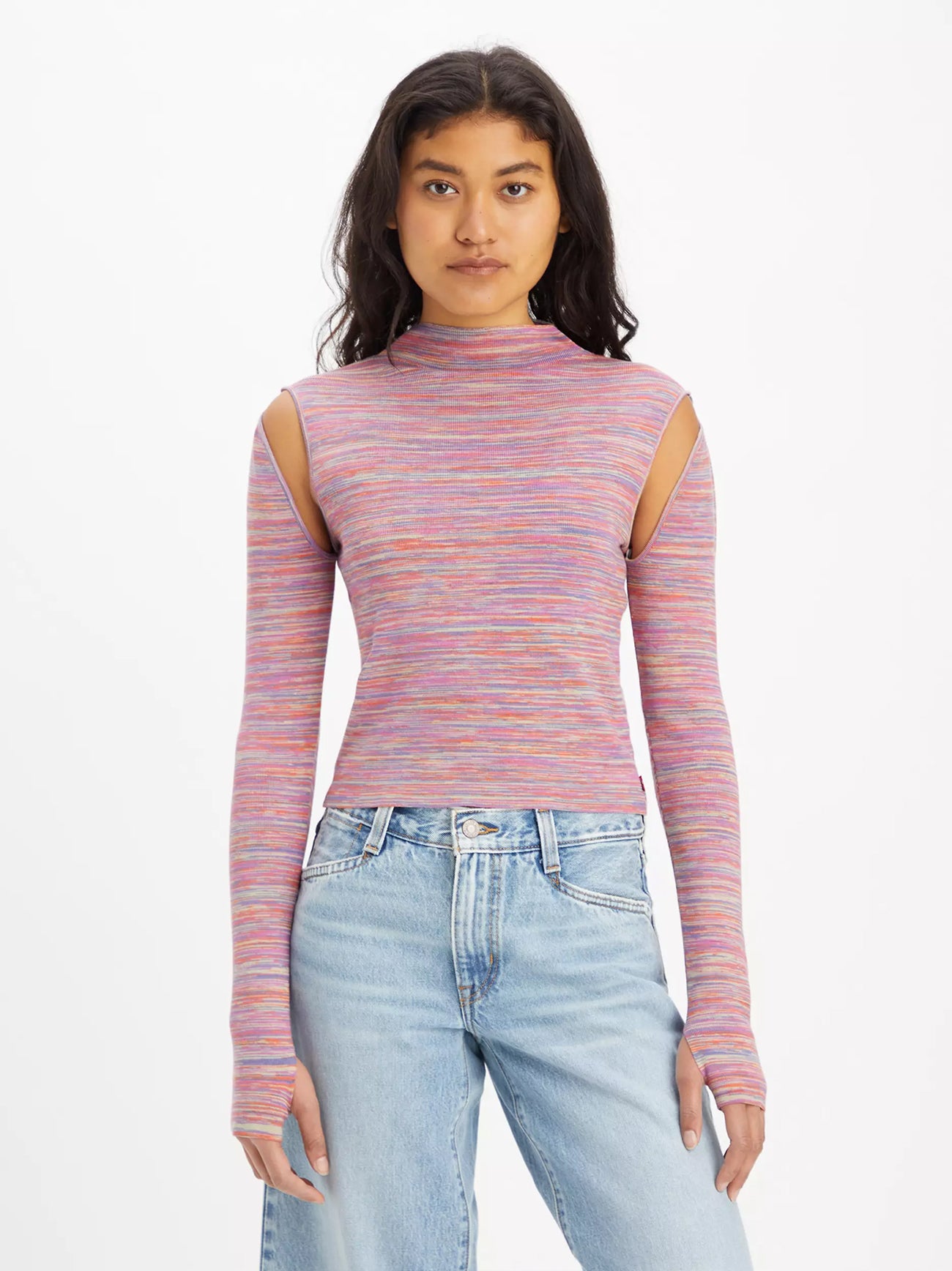 Womens Spacey Space Dye Yc5500 Jupiter Sweater