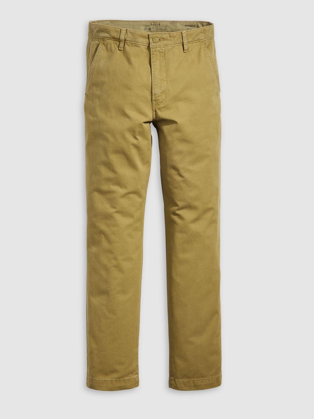Mens British Khaki Soft Authentic Chino