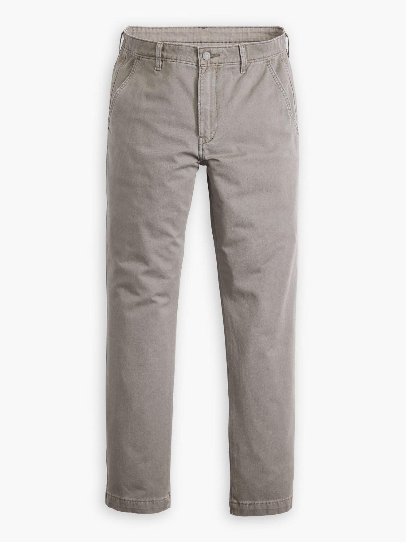 Mens Pewter Soft Authentic Chino