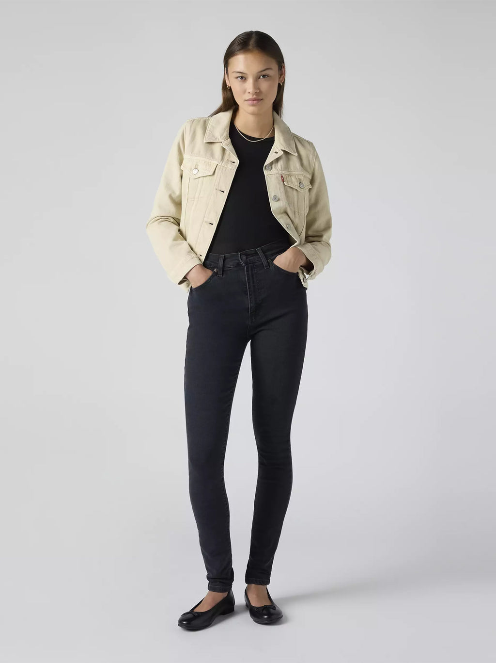 Womens Change Of Plans Retro High Skinny Jean