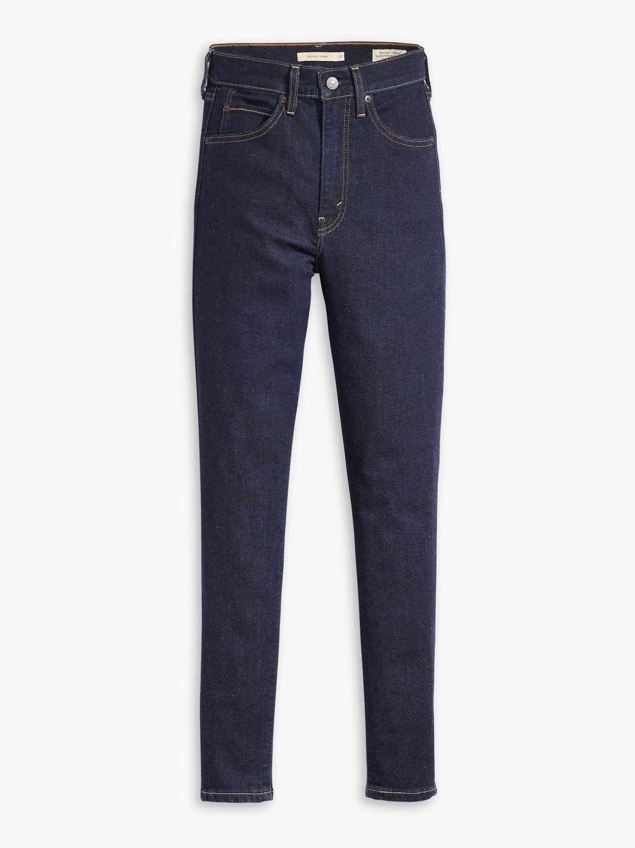 Womens Blue Wave Rinse Retro High Skinny Jean