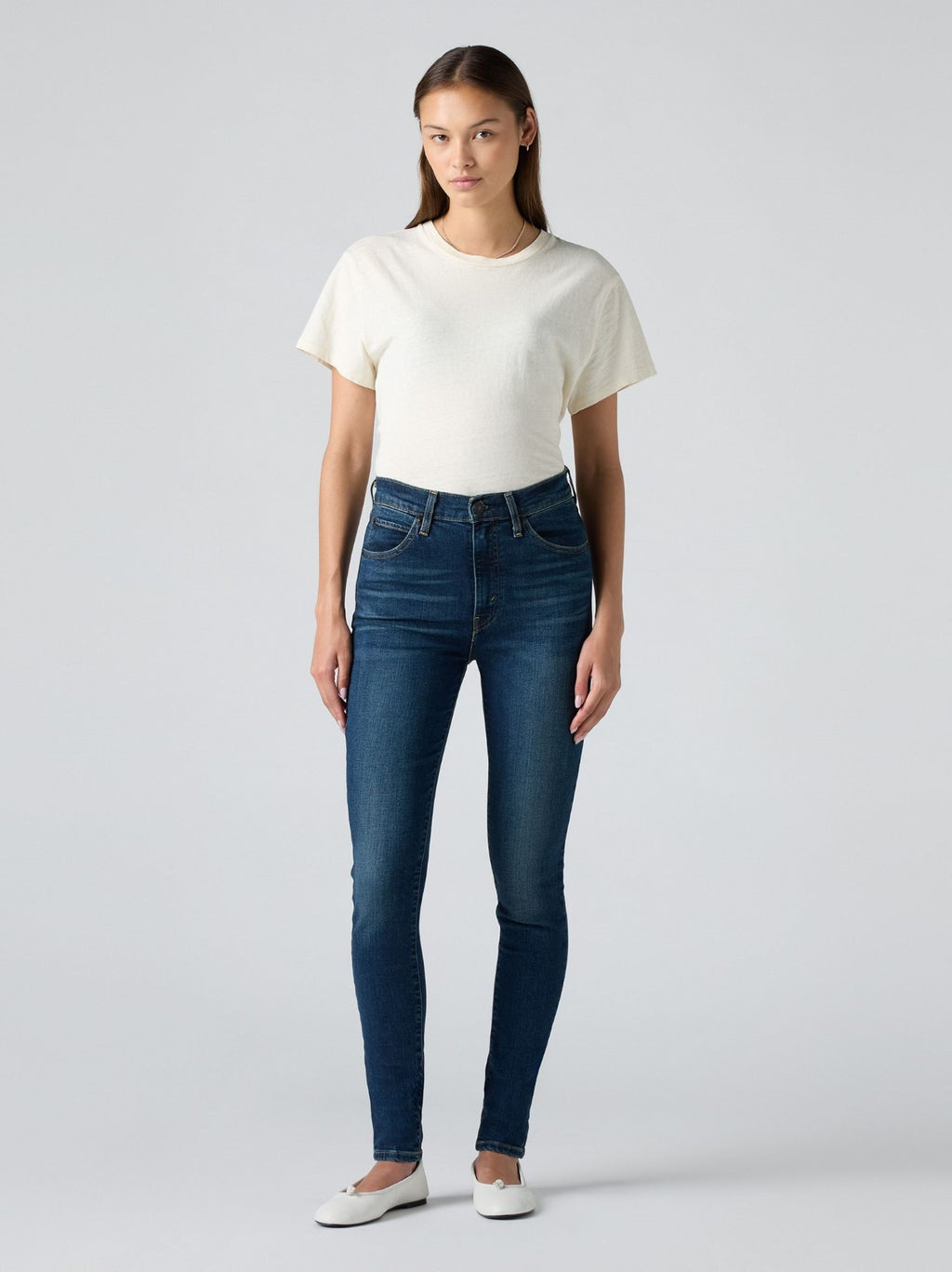 Womens Valuable Time Retro High Skinny Jean