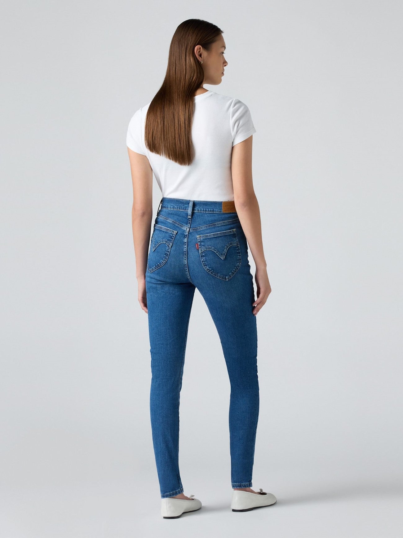 Womens Run The World Retro High Skinny Jean