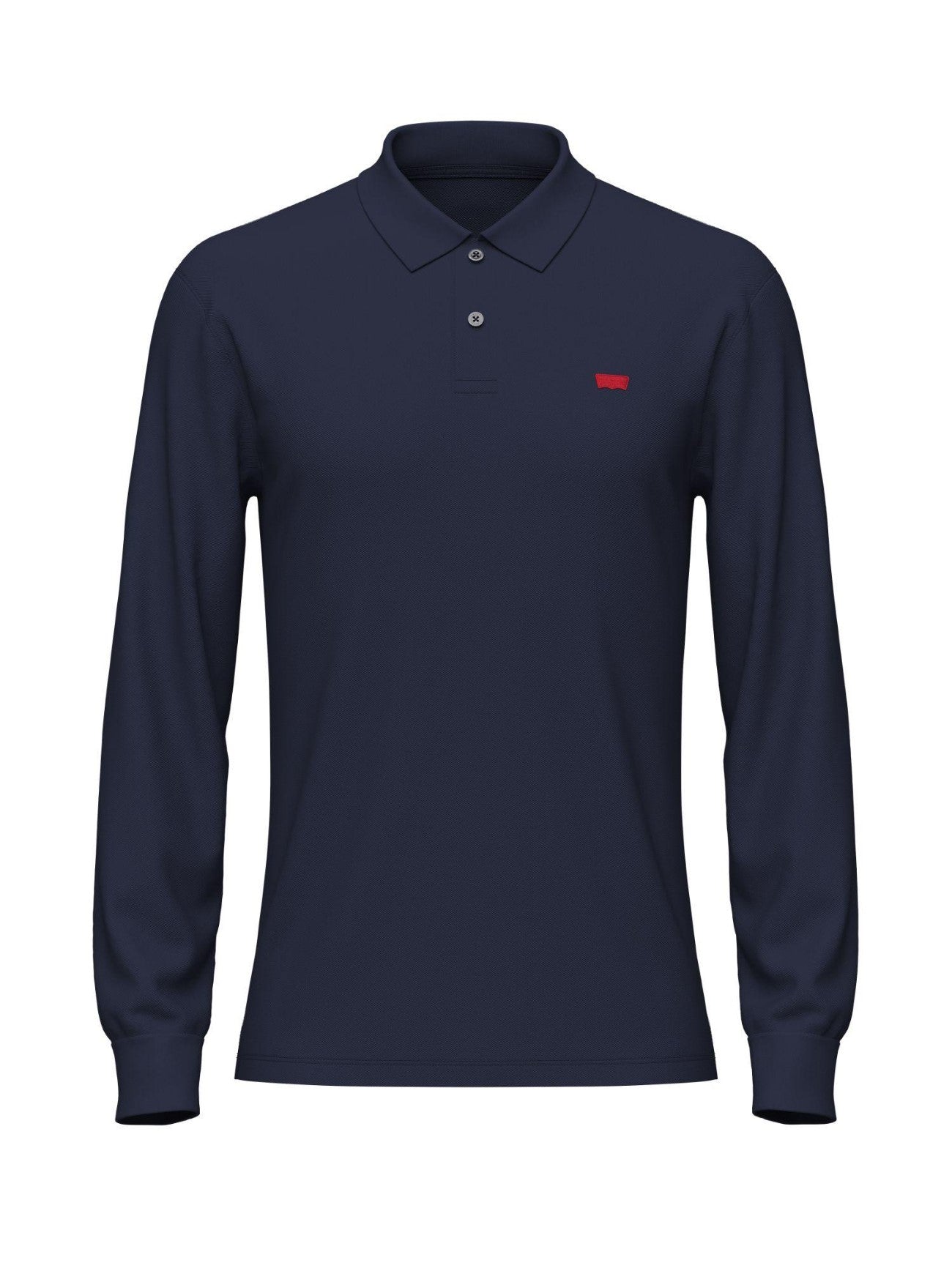Mens Naval Academy Long Sleeve Slim Housemark Polo Polo Shirt