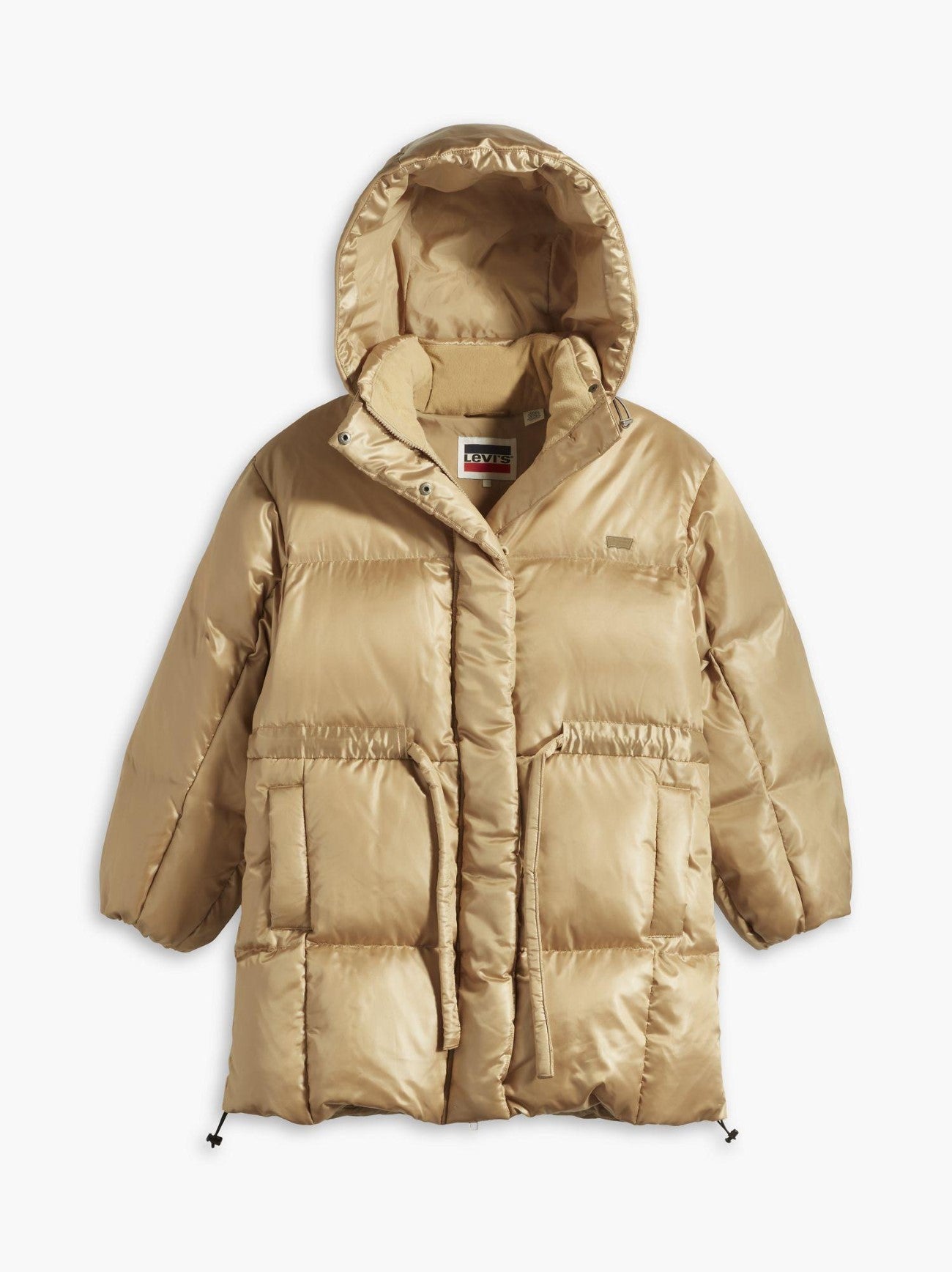 Womens Travertine Pillow Bubble Mid Jacket