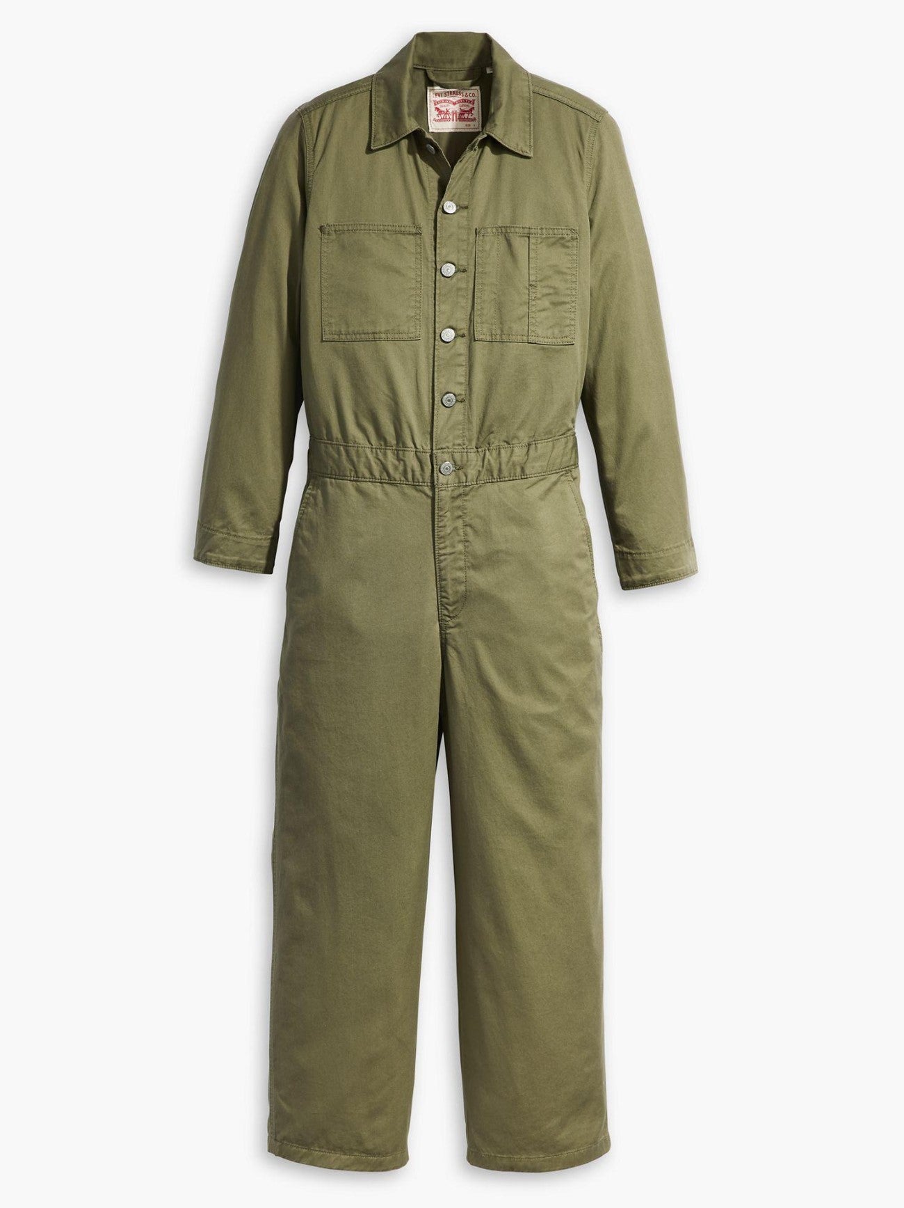Womens Olive Night Iconic Jumpsuit TOPS